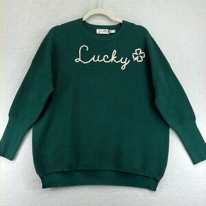 Llama Tail Designs Women’s Custom Pullover Sweater Sz S/M Viscose/Nylon Like New